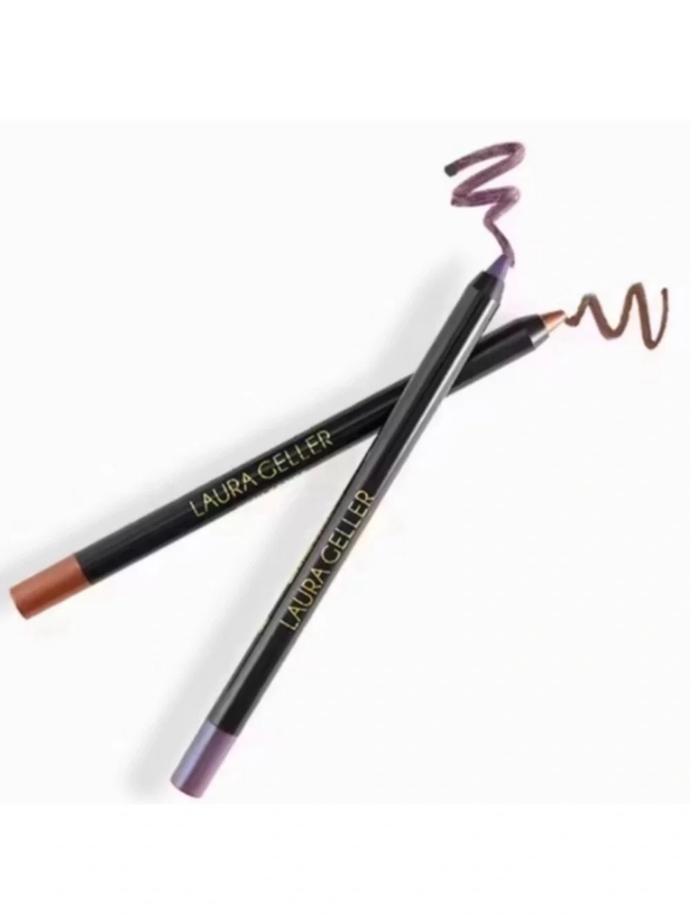 Laura Geller StyleEYES Liner Duo in Royal Plum & Warm Cocoa NEW! FULL SIZE!